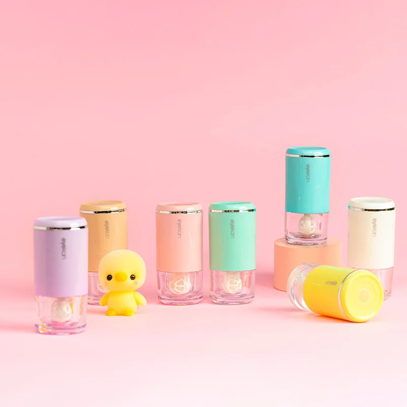 럭셔리 콘택트 렌즈 케이스 초음파 고주파 진동 클리너 콘택트 렌즈 청소 도구 휴대용 콘택트 렌즈 와셔