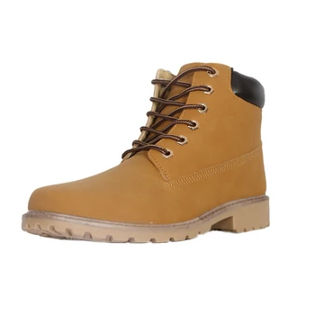 

2019 Men Women Boots Leather Winter Safety Shoes Timber Land Boots Shoes Botas Classic Lace Up Ankle Boots Unis Work Snow Shoe