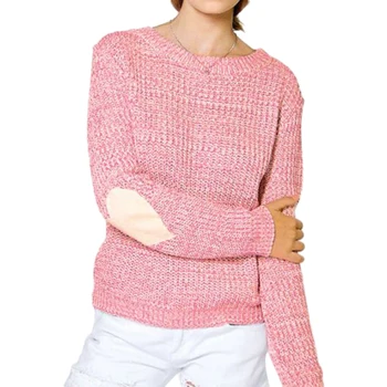 

Autumn Winter Women Sweater Casual Heart Printed Long Sleeve Solid Color Sweaters Loose Jumper pullover Sweater Pull Femme