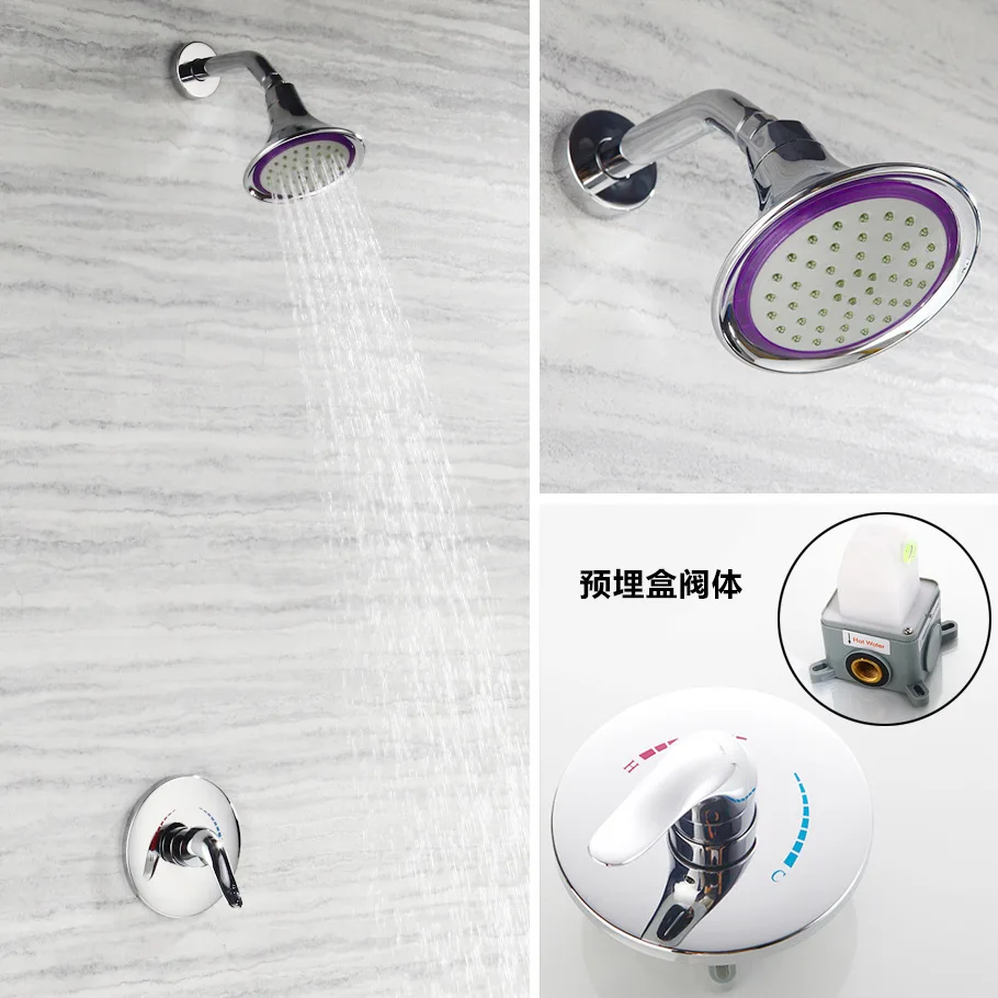 

Single-Function Concealed Shower Set Hotel xi yu chang Shower Air Supercharge Nozzle AL1001