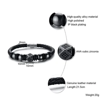 

RUIYI arrival LN46 fashion size about 17 black bracelet for women gift have different styles choose free shipping