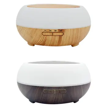 

Ultrasonic 400ML Wood Grain Essential Oil Aromatherapy Machine Humidifier Home Office Bedroom Diffuser