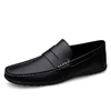 Spring Autumn Mens Casual Leather Loafers Men Loafer Shoes Mocasines Hombre Mocassini White Black Slip-On Big Size Dropshipping 3