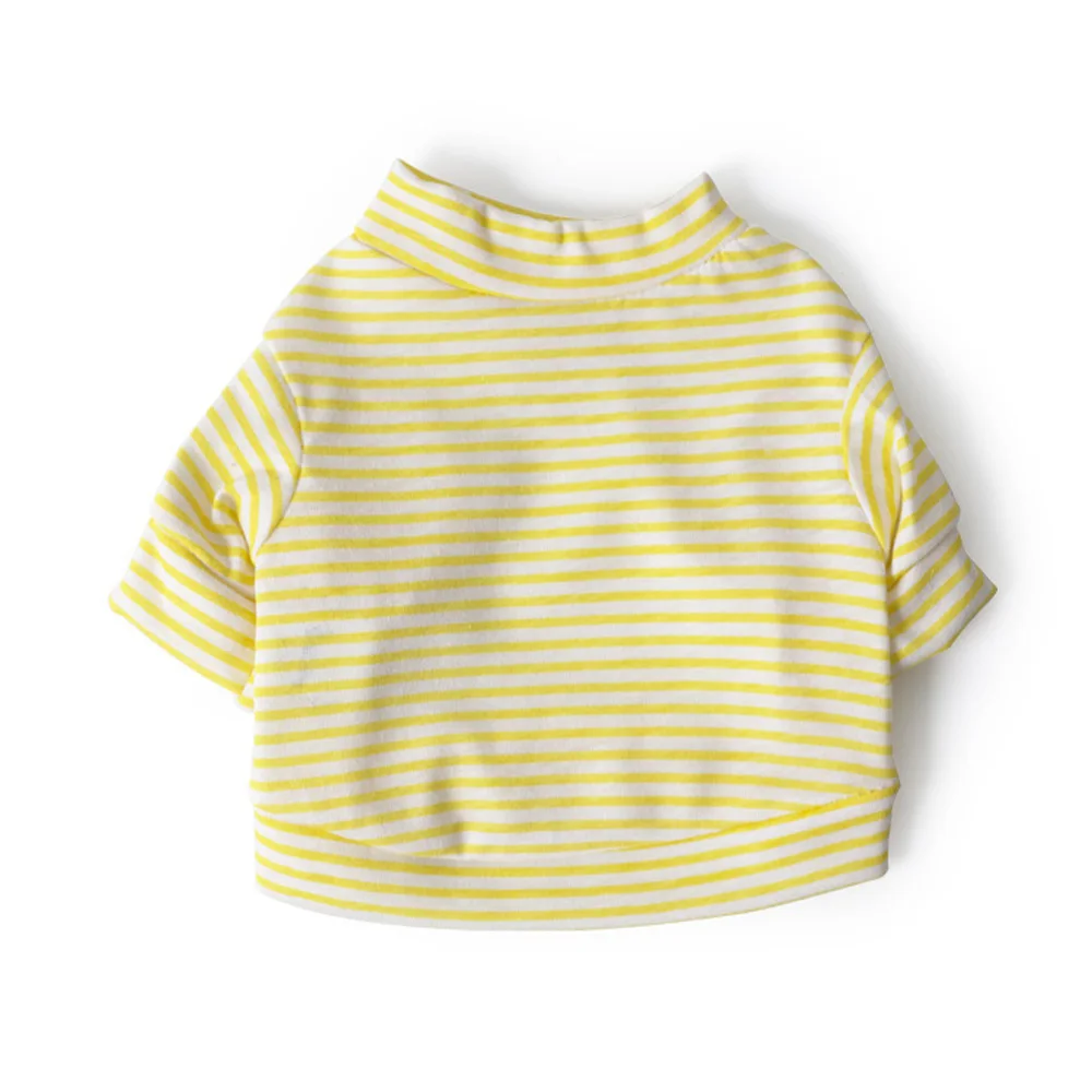 yellow Футболка для питомцев; сезон весна-лето; Одежда для собак Teddy Bomi Beagle; Одежда для собак; XS~ L - Цвет: yellow