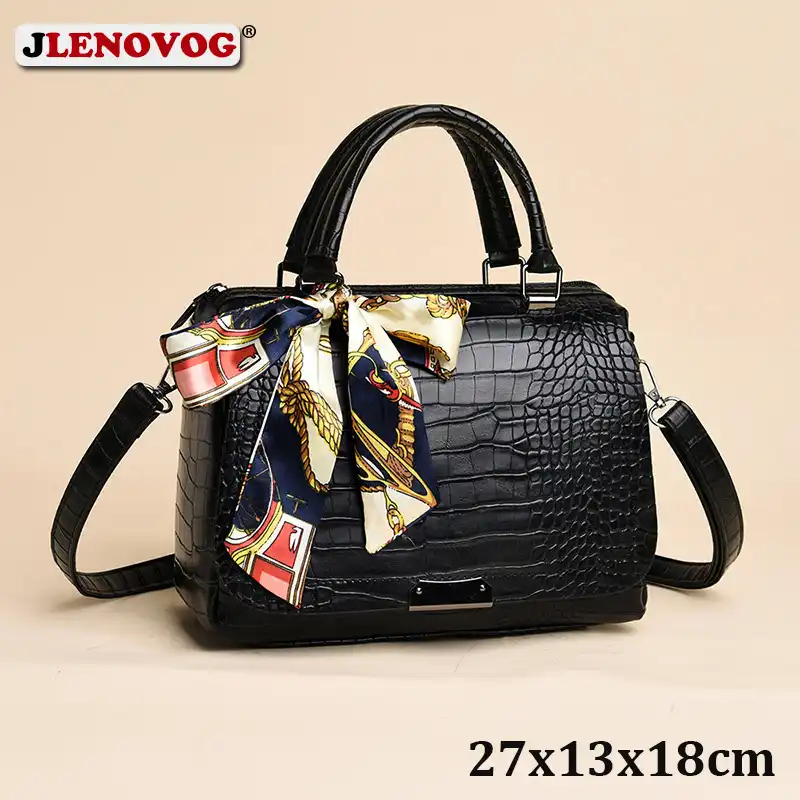 crocodile print purse