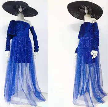 

2020 new wholesale girls party dress velvet fashion patchwork spring kids girls dresses 3-8t