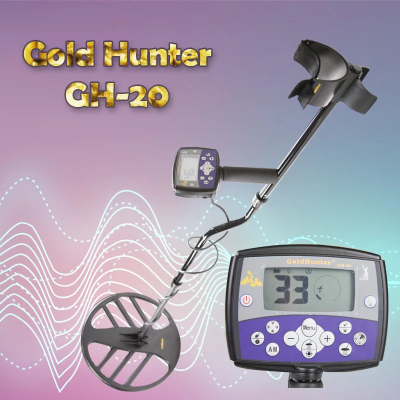 GH-20 Gold Nugget Detector Equipment with Waterproof Coil andEarphone Pinpoint Treasure Scanner | Инструменты