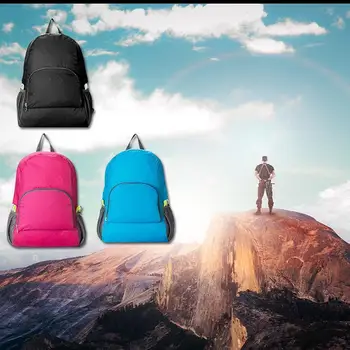 

Foldable Shoulder Bags Waterproof Fashion Backpack Canvas Black Vintage Solid Bag