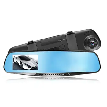 

3.5 Inch Driving Recorder Car Dvr Rearview Mirror Hd Night Vision Reversing Image Loop Recording Car Shop Gift 1 Set