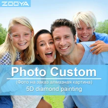 Zooya DIY фото на заказ Алмазная картина Картина Стразы Алмазная вышивка бисером 5D Вышивка крестиком 5D домашний декор DZ07