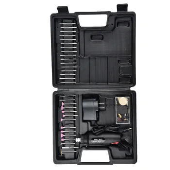 

1 Set DC 12V Mini Electric Grinder Kit with Various Grinding Head and Steel Wire Brush for Polishing Manicure Polish 16000 Rpm