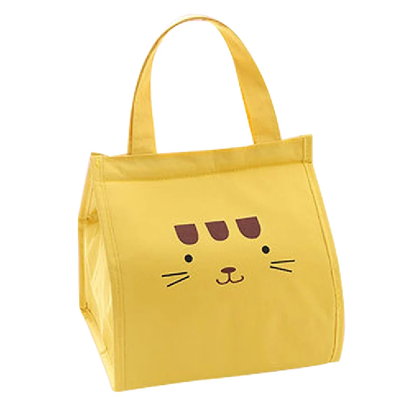 

ABZC-Oxford Cloth Cute Cartoon Lunch Box Bag Insulated Bag Lunch Bag Handbag with Rice Hand Bag Student Hand Bag Lunch Bag