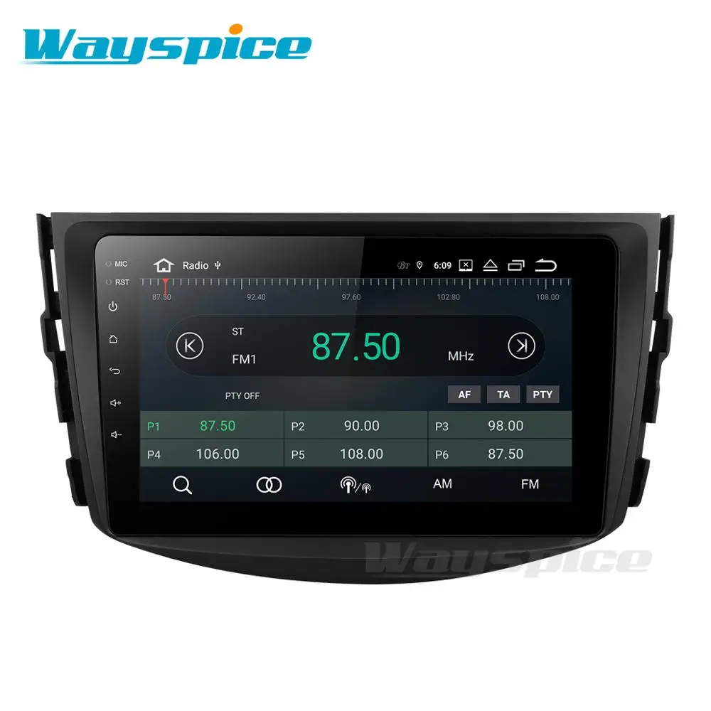 Gps навигации автомобиля dvd-плеер для toyota rav4 2007 2008 2009 2010 2011 PX6 Android 9,0