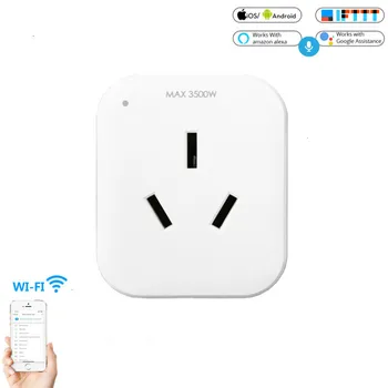 

WiFi Smart Socket Power AU Plug Mobile APP Remote Control Work with Amazon Alexa Google Home Energy Monitor No Hub Required