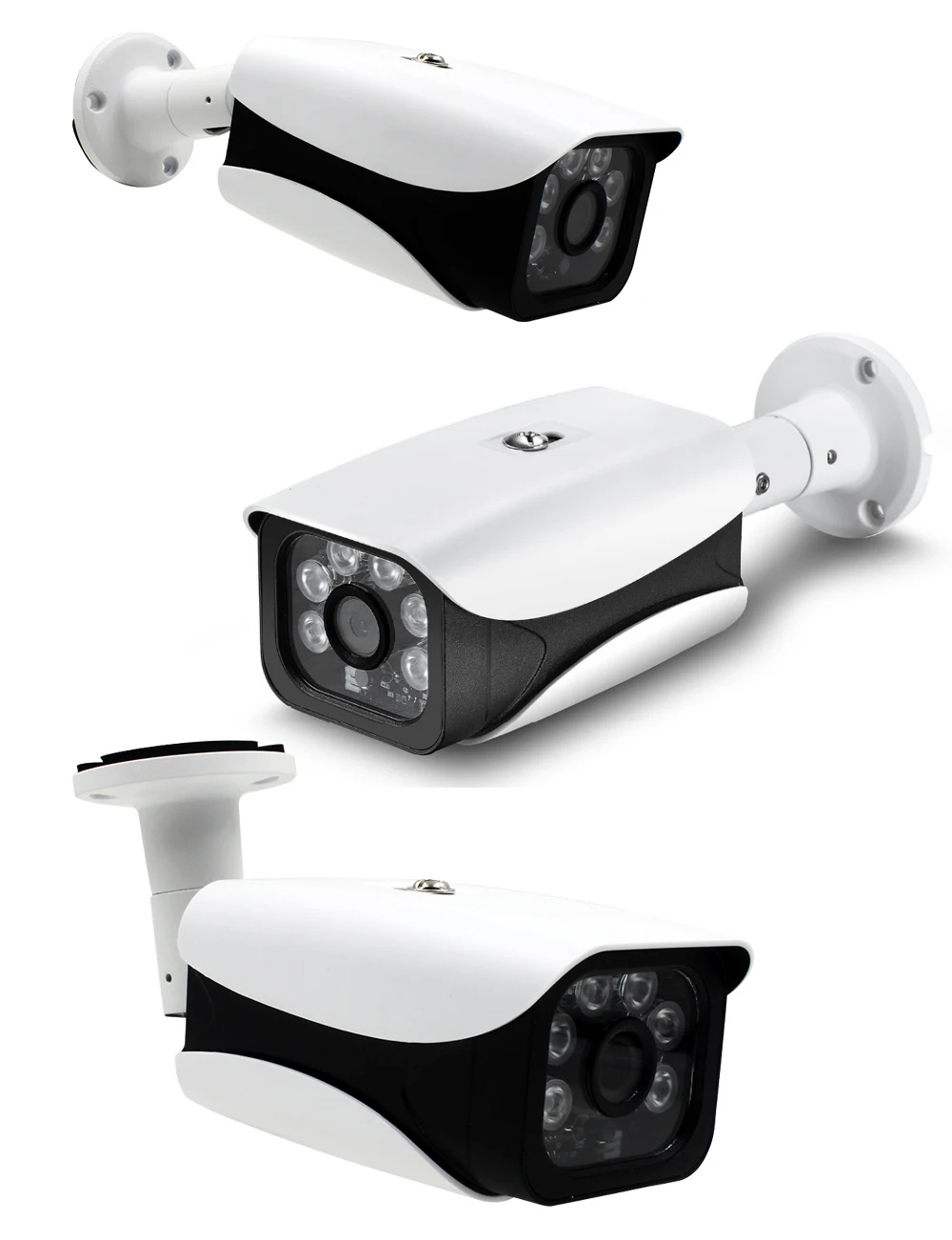 NINIVISION 5.0MP CCTV камера 5MP 3,6 мм HD объектив 90 градусов панорамная AHD камера ночного видения Водонепроницаемая наружная 2 цилиндрическая камера
