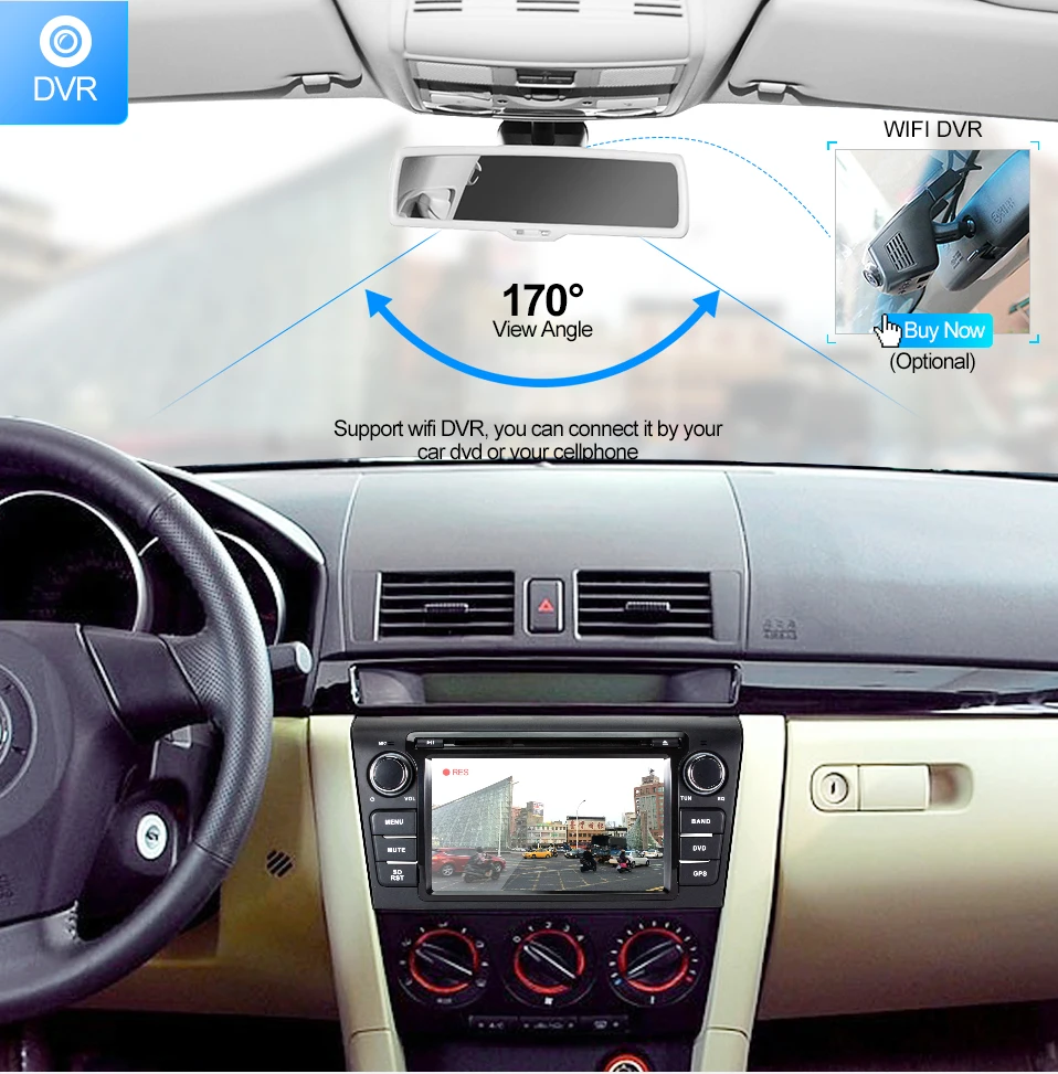 Asottu android 9,0 автомобильный dvd для Mazda 3 2004 2005 2006 2007 2008 2009 Автомобиль Радио gps навигации