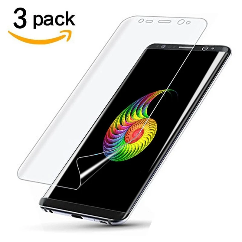 

3PCS 6D Curved Full Cover PET TPU Screen Protector Case for Samsung Galaxy S8 S9 Plus S7 Edge Note 8 9 A7 2018 Shell Accessories