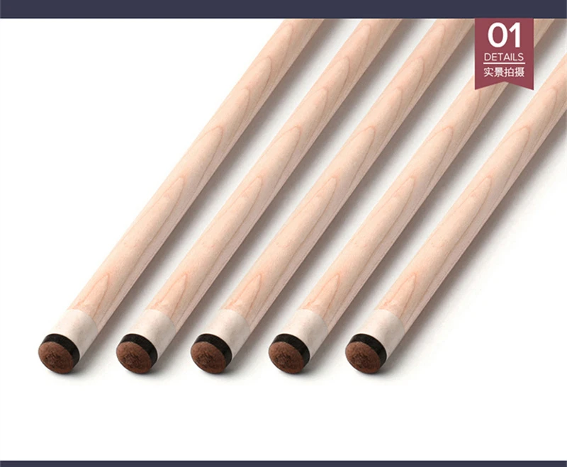 Günstige 12,75mm 58 Zoll Billard Ahorn Pool Queue Mit Queue Tipp Für Neun ball Ball Mit 2 Löcher billard Fall Und Zubehör