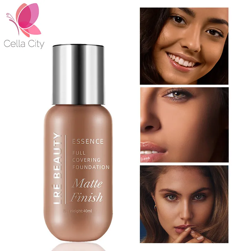 

Cellacity profesional base foundation 40ml Long Lasting 10 color Liquid Face Foundation Makeup Coverage Natural Foundation