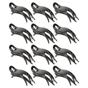 

12 Pcs Duckbill Clips Durable Sturdy Prime Premium Duckbill Clips Styling Hair Clips Hair Barrettes for Girl Lady