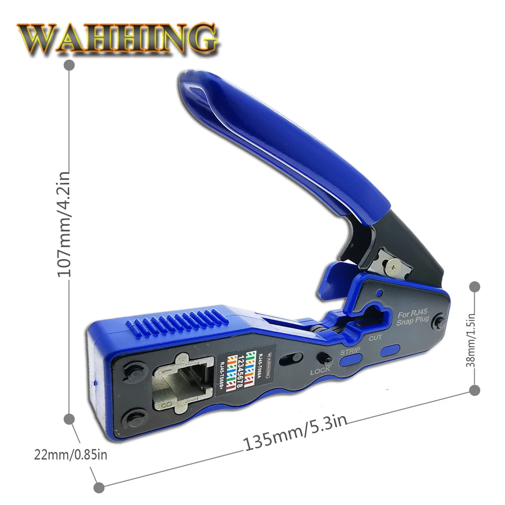 RJ45 Tool Network Crimper Crimping Tools Stripper Cuting Ethernet Cable Fit RJ45 Cat6 Cat5e Cat5 STP Plugs RJ45 Connector New