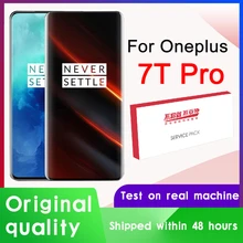 Оригинальный дисплей 6,67 дюйма для OnePlus 7T Pro AMOLED, ЖК-дисплей, экран для OnePlus 7T Pro, экран