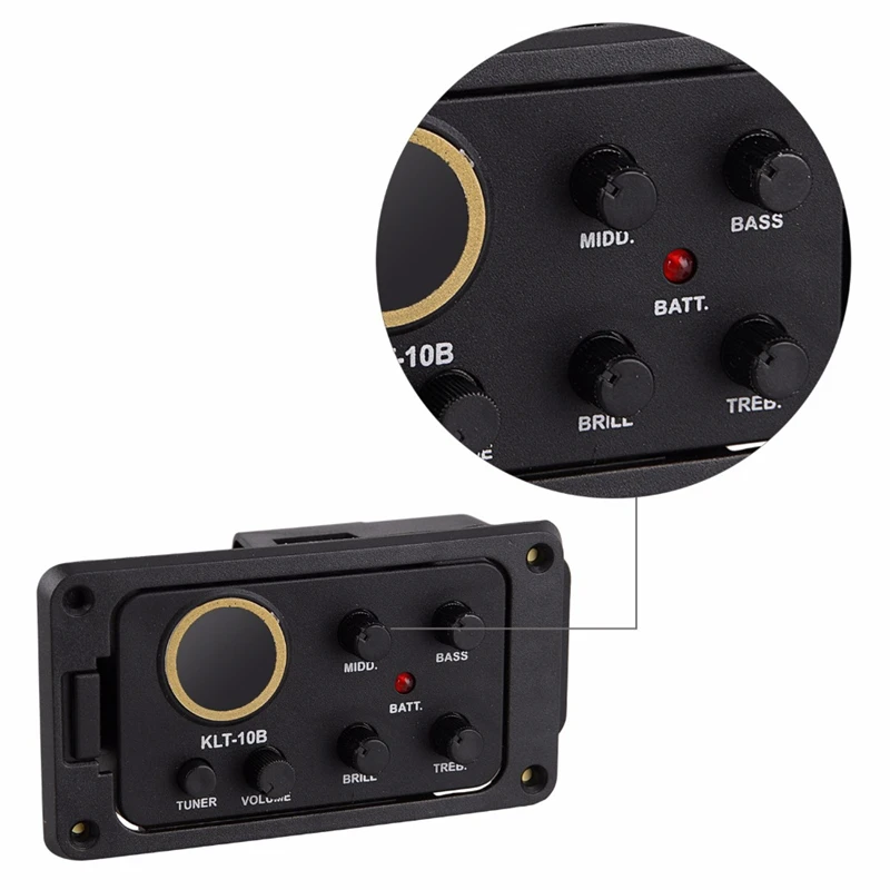 Гитара Lcd Pickup Eq эквалайзер народная Акустическая гитара четырехсекционная с тюнинговой палкой звукосниматель