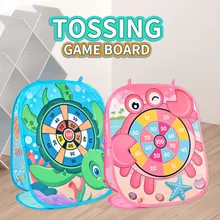 Sac de sable pour enfants, jeu de lancer interactif Parent enfant, planche, balle collante, jouets d'intérieur et d'extérieur