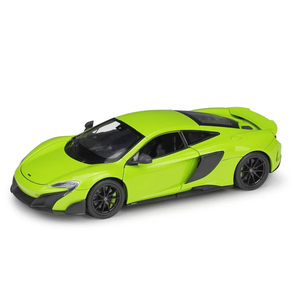 1:24 Welly модели автомобилей из сплава mlaren 675LT литая модель автомобиля детские игрушки Рождественский подарок коллекция для взрослых - Цвет: Green