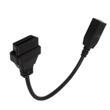

OBD Adapter Cable 3 Pin Diagnostic cord Black Replacement Adapter For Honda