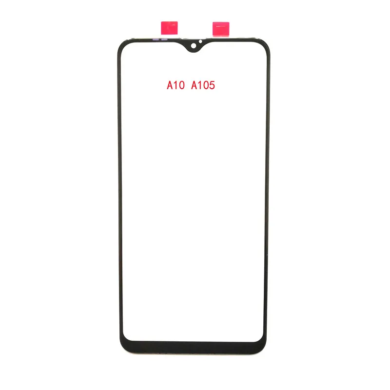 A10 A105 Для samsung Galaxy A10 A20 A30 A40 A50 A105 A205 A305 A405 A505 передний Внешний стеклянный объектив со стороны экрана крышка - Цвет: A10 A105