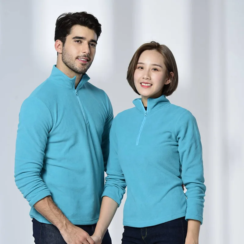 

Spring and Summer Fashion Couple Models Catch Fleece Lightweight and Comfortable Sports Jacket Outdoor Hiking Fleece Jacket