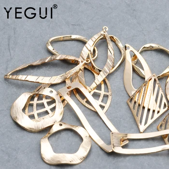 

YEGUI M809,jewelry accessories,18k gold plated,0.3 microns,diy pendants,hand made,jewelry making,diy earrings,10pcs/lot