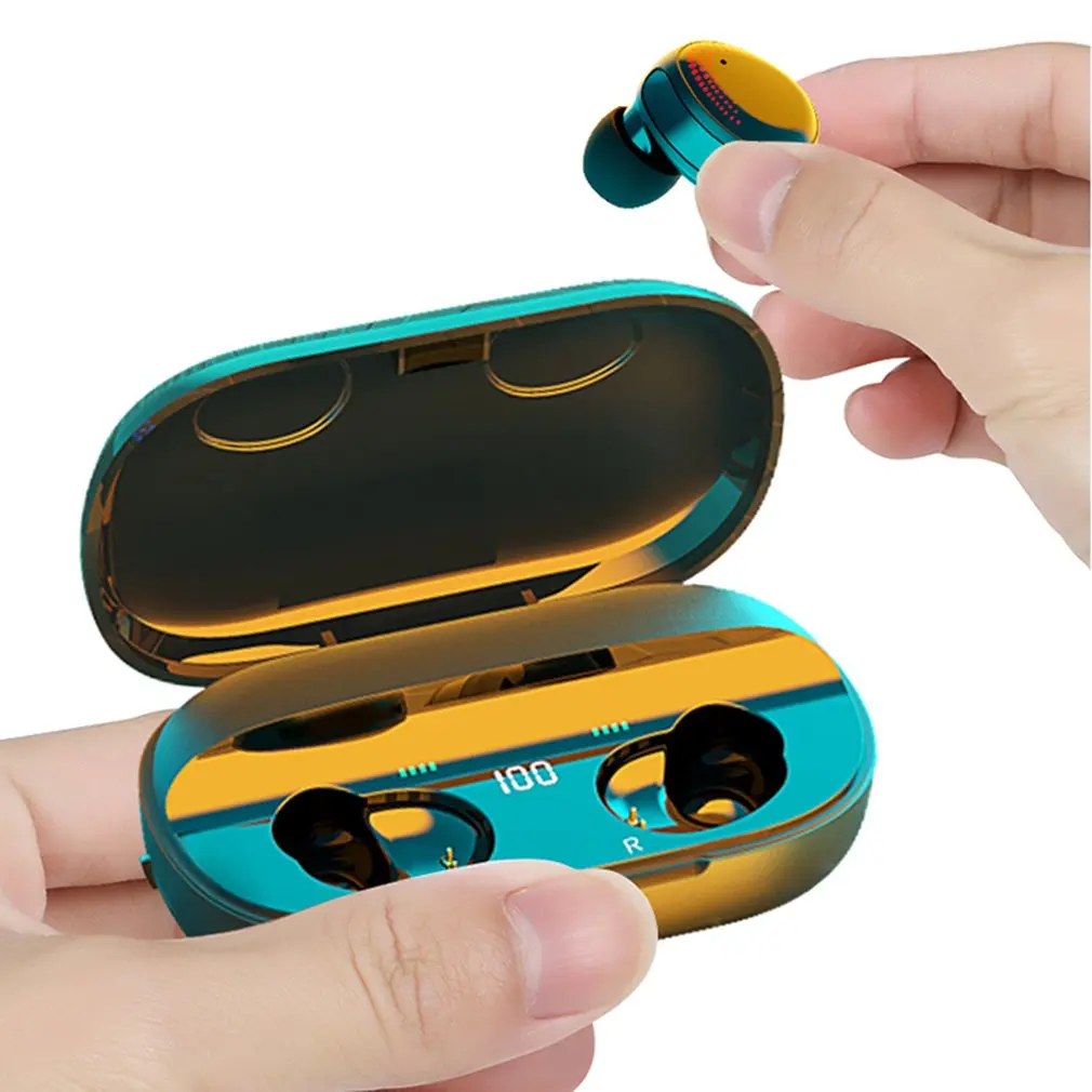 Earphones 5 0 K3 Handsfree Headphone Sports Earbuds Gaming Headset Phone Wireless Headphones 3D Stereo High Sound