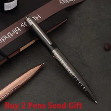  New Arrival Brand Metal Ballpoint Pen High Quality Office Business Men Writing Gift Pen Buy 2 Send Gift 