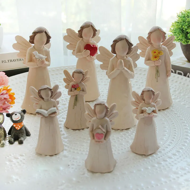 [HHT] Nordic Angel Little Fairy Small Ornaments Living Room Bookshelf Wine Cabinet Decorations Elves Garden | Дом и сад
