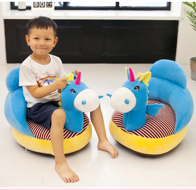 Креативный Единорог детское кресло Плюшевые игрушки Дети Beanbag татами производители подарок на день рождения