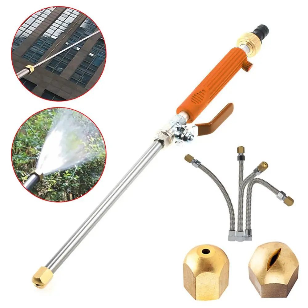 

New Hydro Jet Pressure Power Washer Wand-Upgrade Water Hose Nozzle, Garden Hose Sprayer, Watering Jet for Car Wash Dropshipping