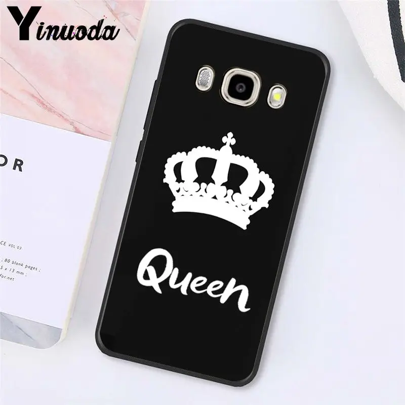 Cartoon Crown King and Queen  