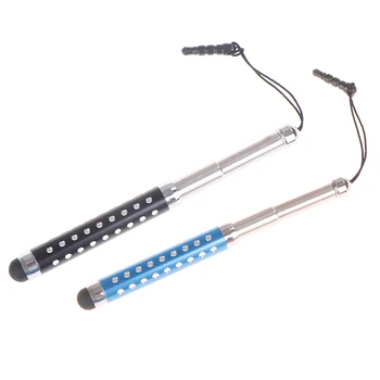 

For iPhone iPad Tablet PC Mobile phone Retractable Capacitive Stylus Touch Screen Teblet Pen Diamond