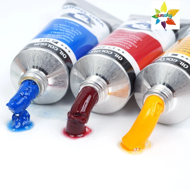 Original Van Gogh Superior quality Artist's Oil color pigment Delicate transparent single tubular 40 ml 66 colors Self selected