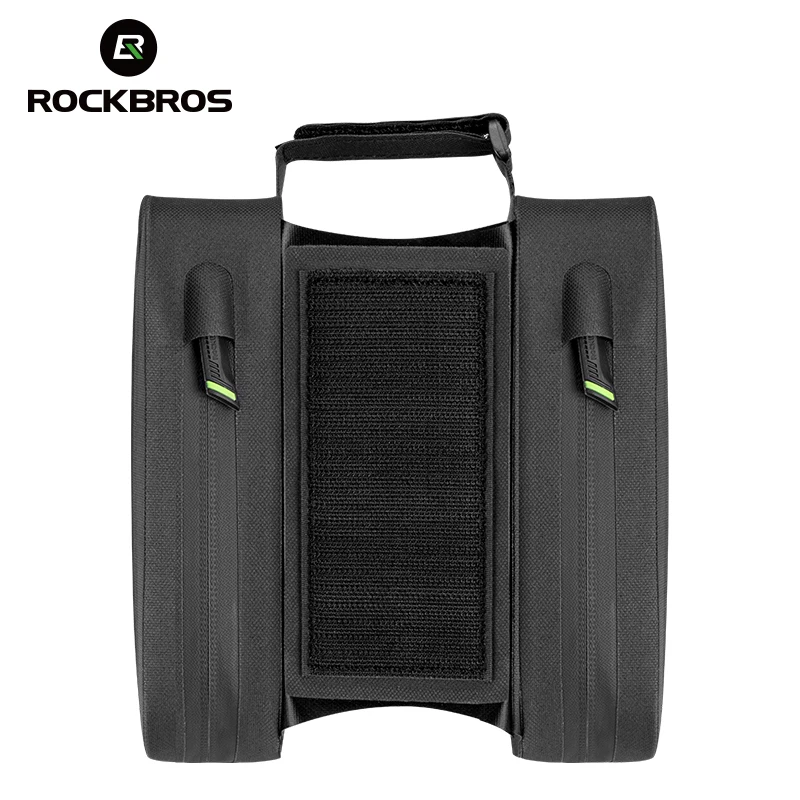 ROCKBROS, 2 в 1, велосипедная сумка, водонепроницаемая, с сенсорным экраном, велосипедная сумка, MTB, для шоссейного велосипеда, верхняя труба, рама, 6,0 дюймов, экран, Съемная сумка для телефона