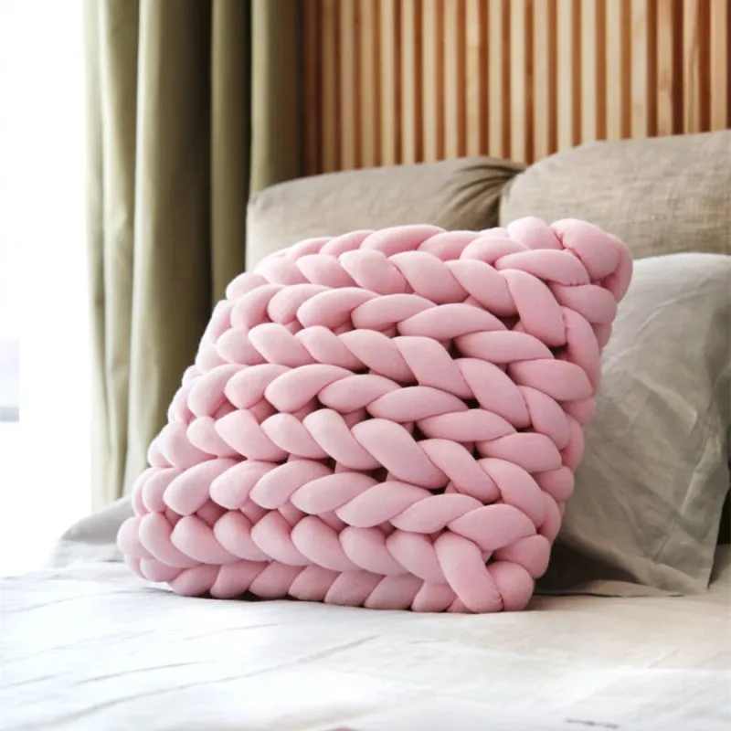 1pcs INS Knit Throw Pillow