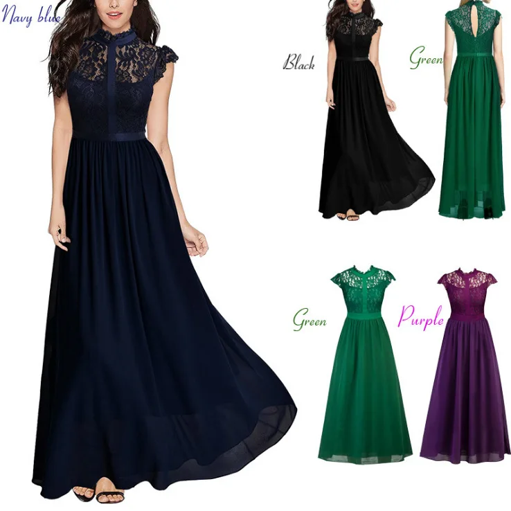 

New Style Dress Hot Selling Women's Dress Europe And America Women's Dress Lace Dress Formal Dress
