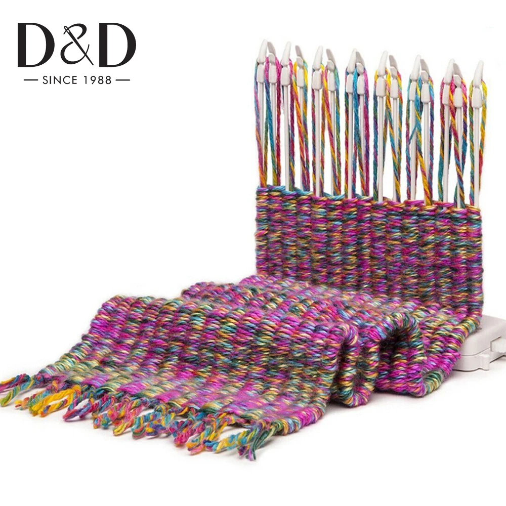 D&D Scarf Knitting Machine Knitting Loom Knit Hobby Tool Kits with