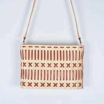 

Fashion New Underarm Bag Planting Cowhide Leather Single-Shoulder Bag Fur Bag Genuine Leather Bag Genuine Leather Messenger Bag