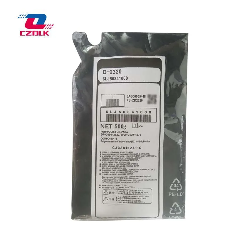 Новый оригинальный D2320 Разработчик для E 223 225 243 245 E18 163 181 500 г/пакет|Тонер| |