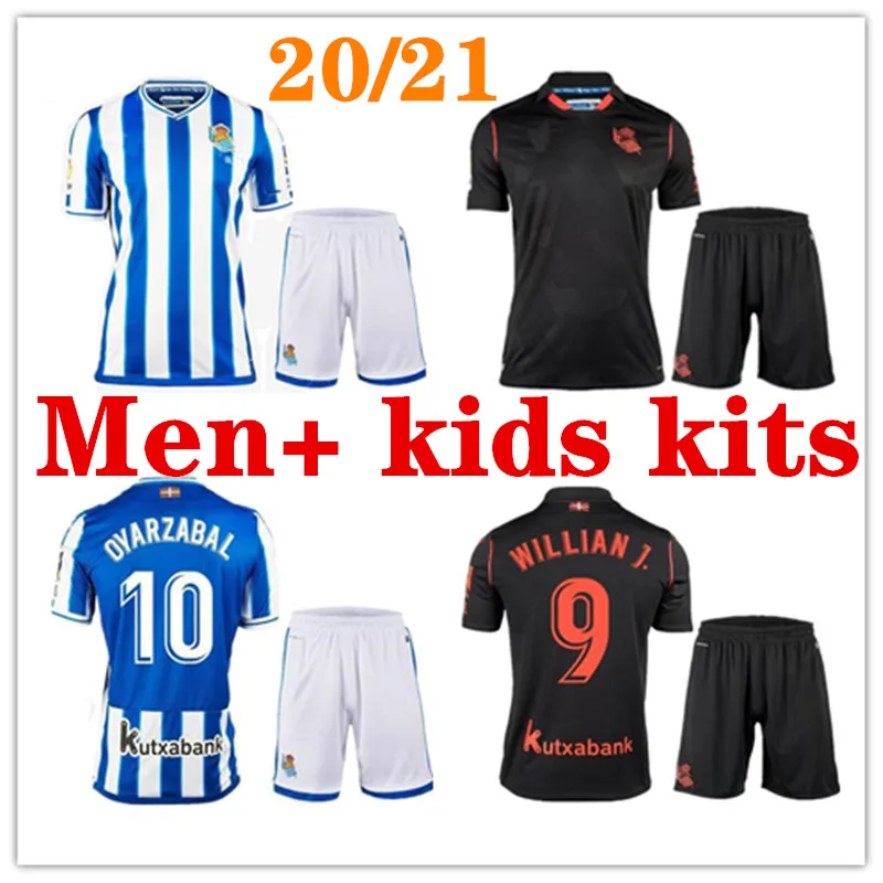 Camiseta de fútbol Real para hombres y niños, 2021, 2020, 201, WILLIAN J. OYARZABAL AGIRRETXE JUANMI, camisetas de fútbol de la Real Sociedad