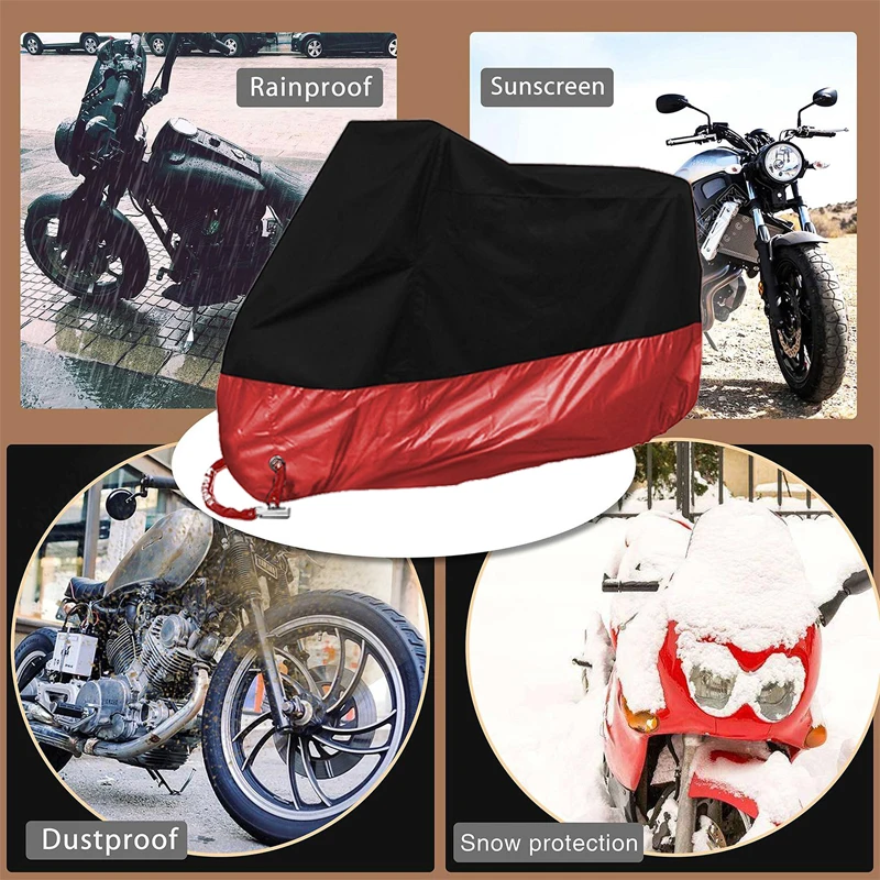 Autocycle чехол для мотоцикла водонепроницаемый мотоциклетный чехол анти-вор замок отверстие велосипед УФ 50+ M-3XL Модный чехол для мотоцикла