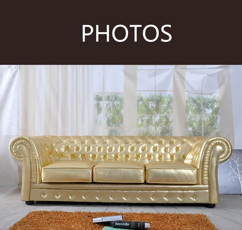 U Best Luxury Golden Armchair Hotel Sofa Tufted Back Living Room Chesterfield Single Sofa Chair Living Room Sofas Aliexpress